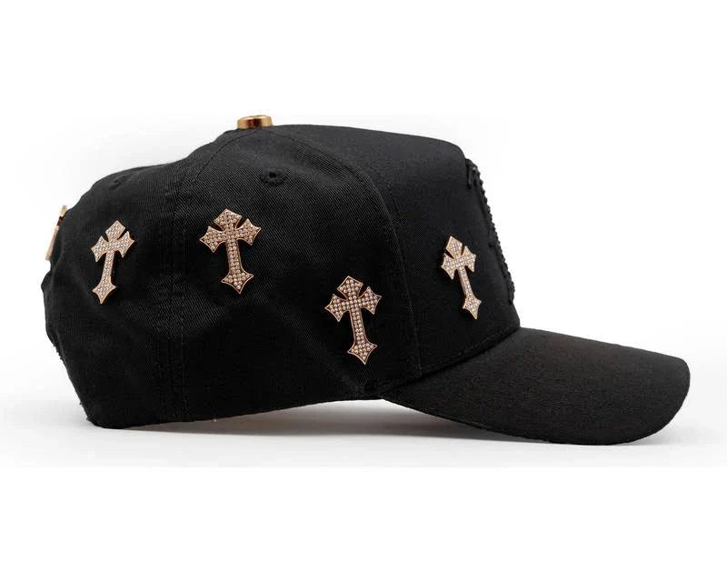 BARBAS HATS "B CHROME 24K GOLD"