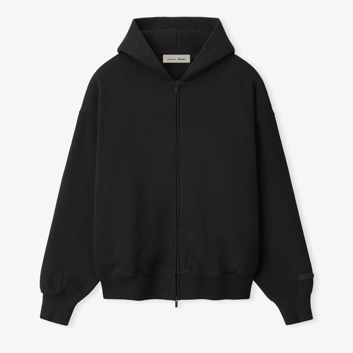 Sudadera Essentials ZIP Negra