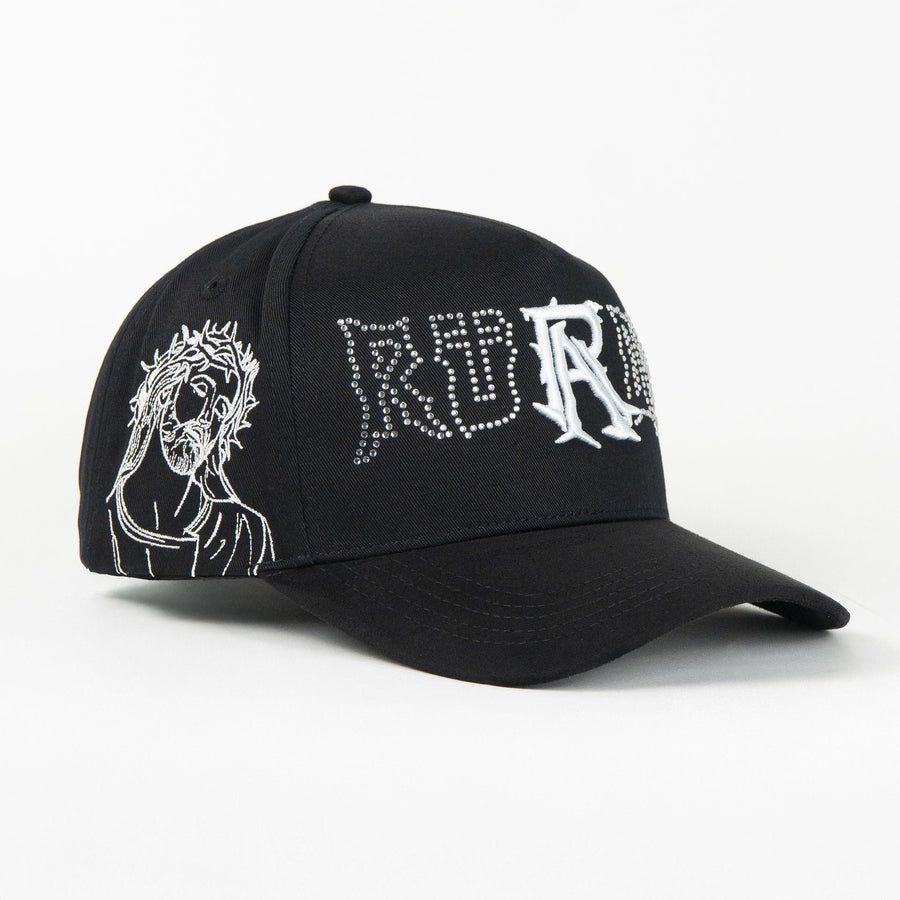 GORRA RUDE AWAKENING II CRYSTALS BLK/WHT - Rude Awakening 100% original