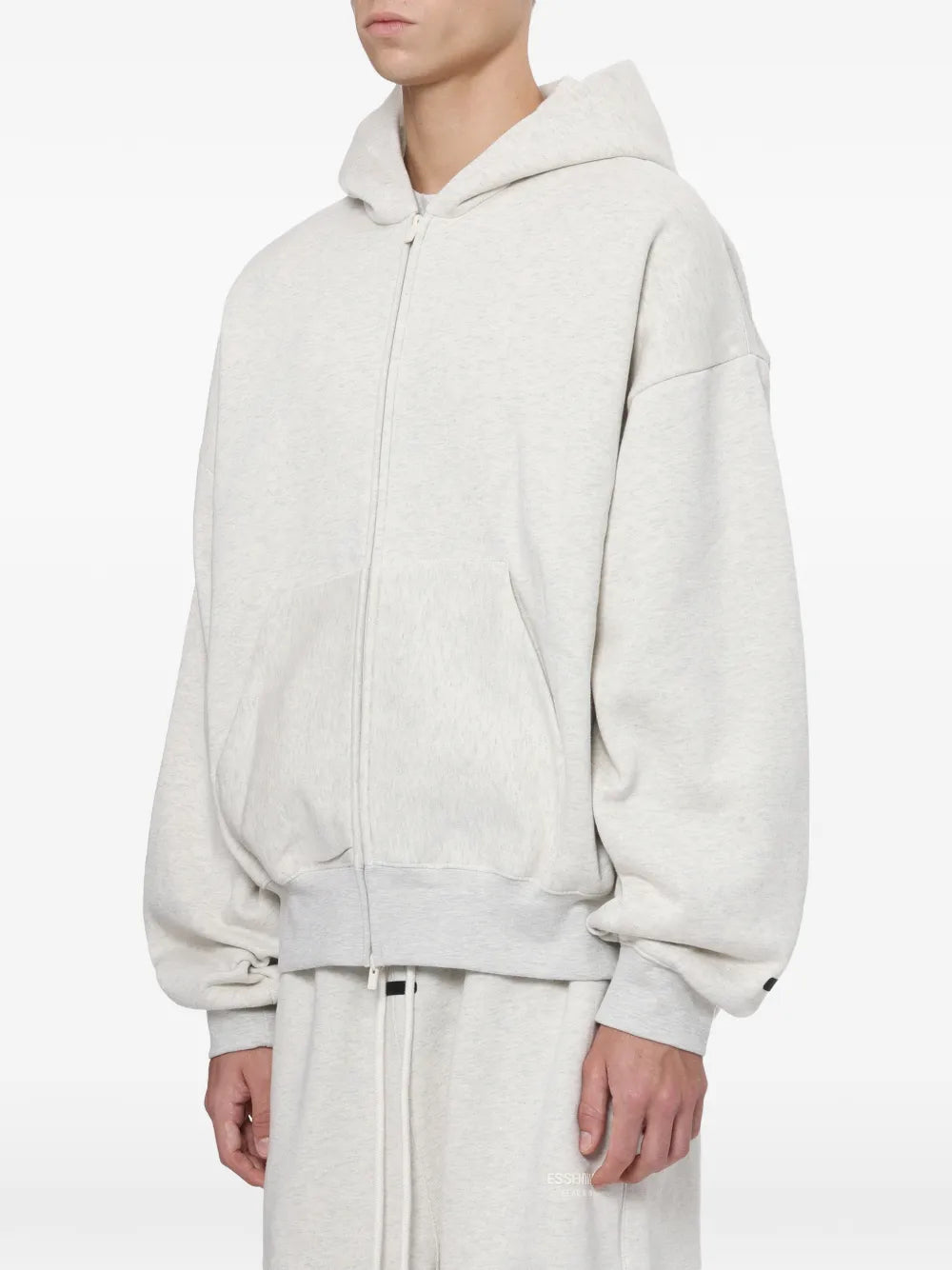 Sudadera Essentials ZIP Blanca