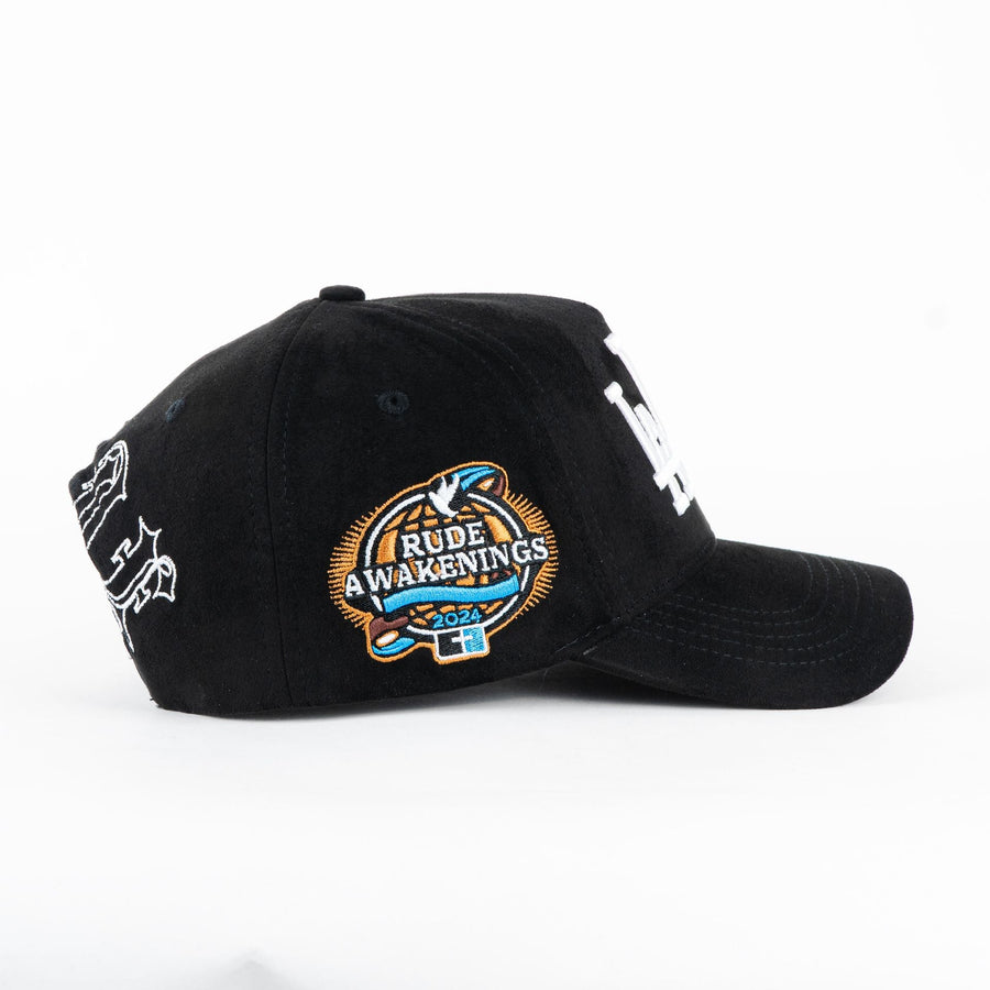 GORRA RUDE AWAKENING LA LA LA BLACK SUEDE imagen 2 - Rude Awakening