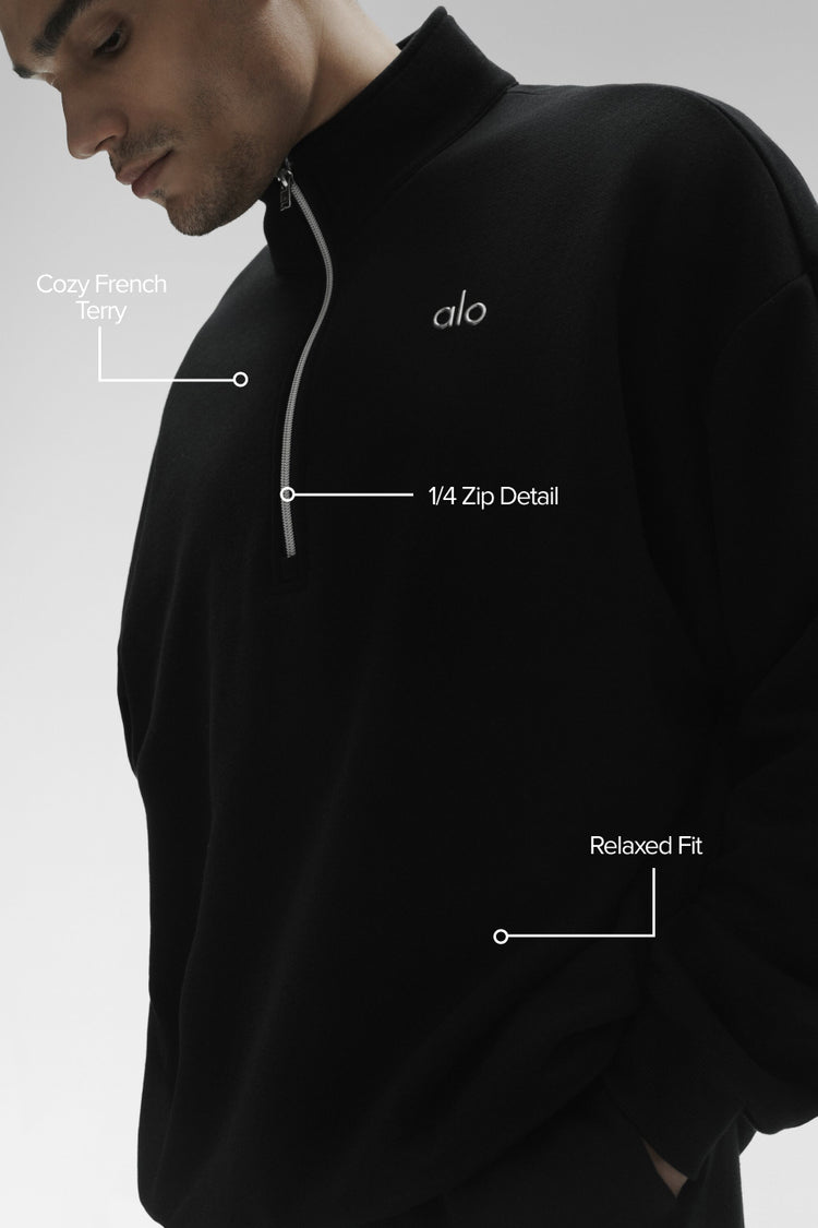 Suéter Alo Yoga Zip Negro