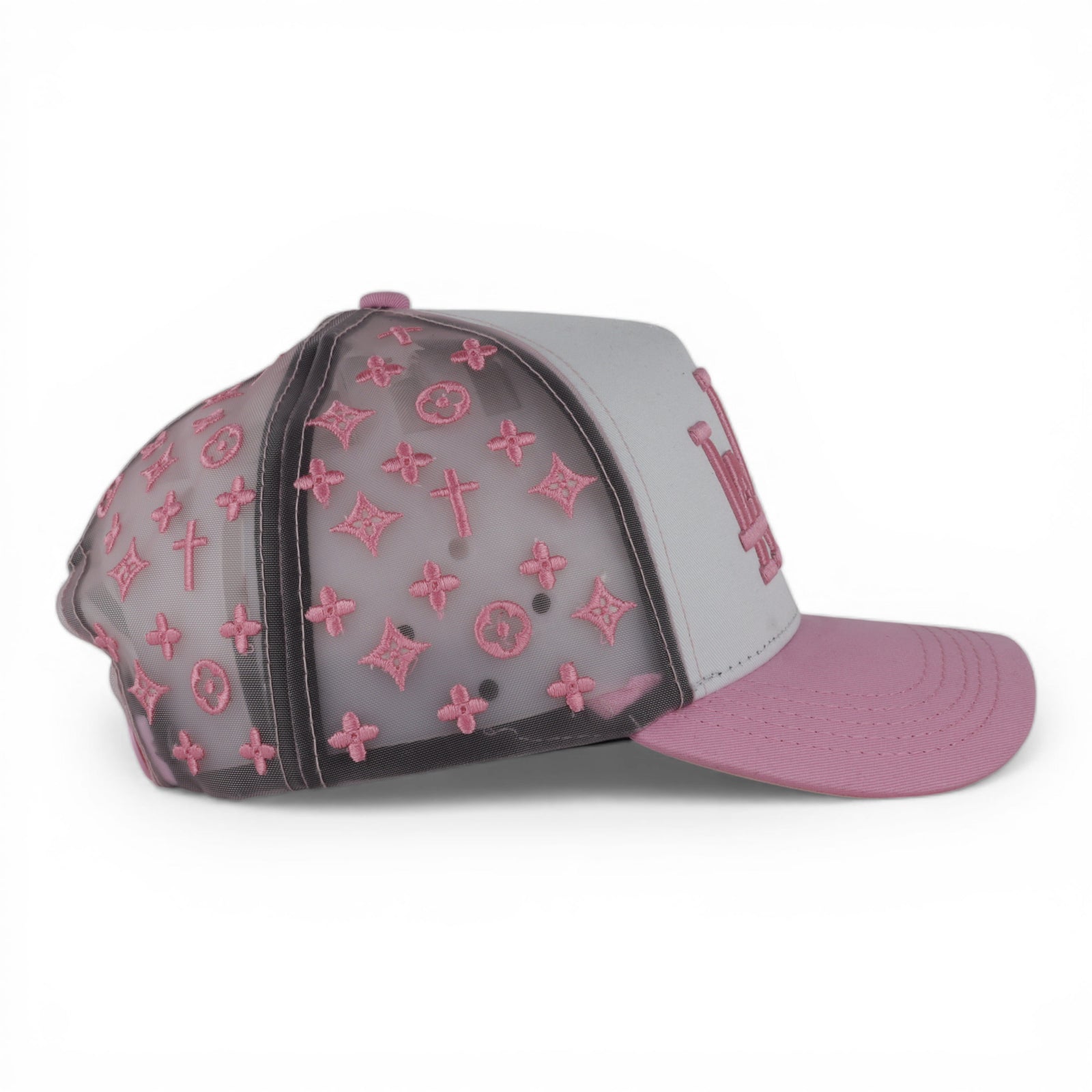 GORRA RUDE AWAKENING LA LA LA MESH WHITE/PINK imagen 2 - Rude Awakening