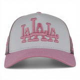 GORRA RUDE AWAKENING LA LA LA MESH WHITE/PINK imagen 6 - Rude Awakening