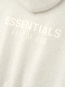 Sudadera Essentials ZIP Blanca