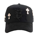 BARBAS HATS B CROSS 24K ROSE GOLD