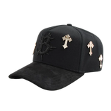 BARBAS HATS B CROSS 24K ROSE GOLD