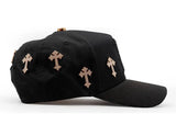 BARBAS HATS "B CHROME 24K GOLD"