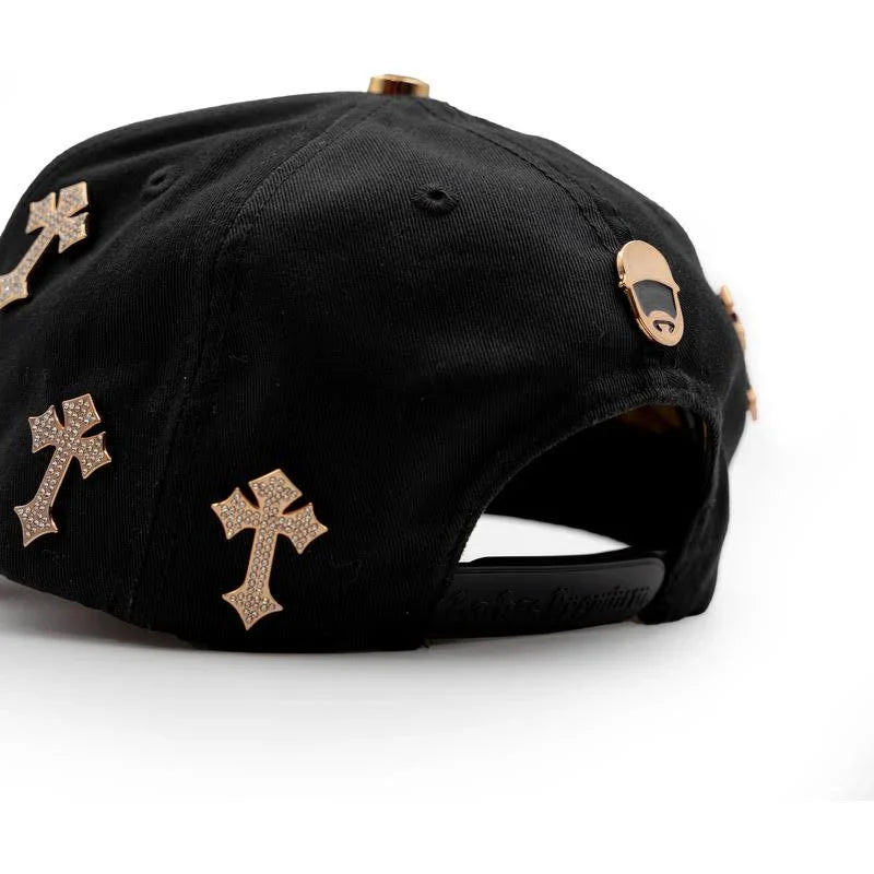 BARBAS HATS "B CHROME 24K GOLD"