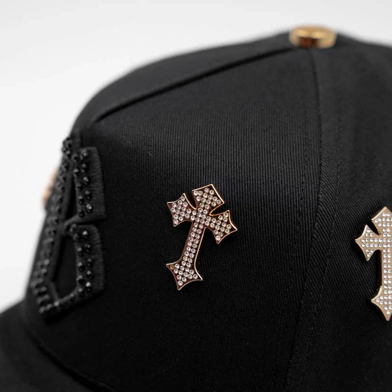 BARBAS HATS "B CHROME 24K GOLD"